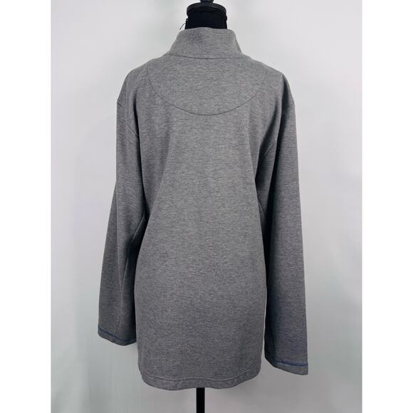 Tommy Bahama Gray Half Zip Pullover Sweatshirt Size XL - Picture 4 of 9